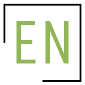 en logo